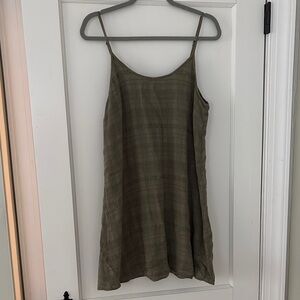 Olive Green Strappy Dress